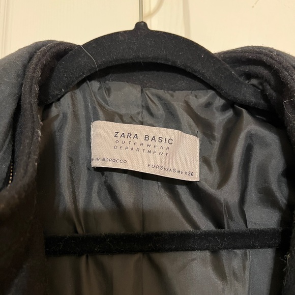 Zara Black Coat - Picture 2 of 3
